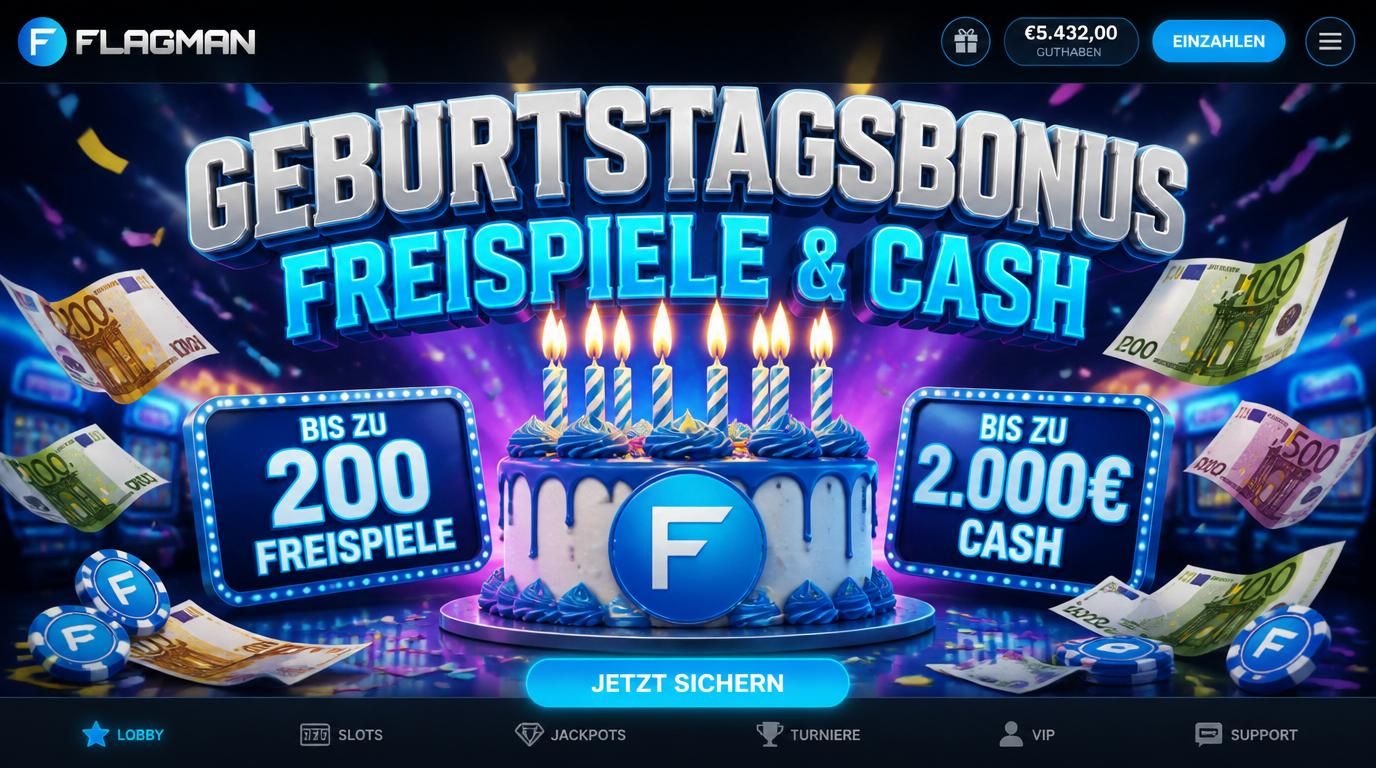Geburtstag bei Flagman Casino wird gefeiert